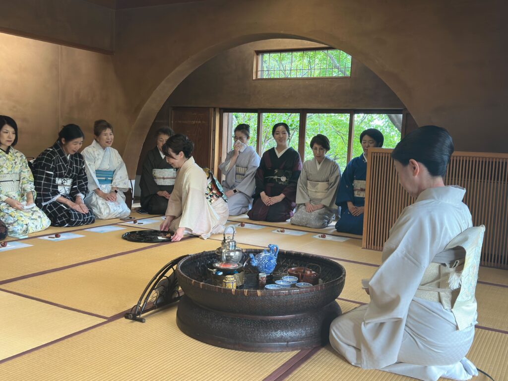 港町でゆかた茶会3