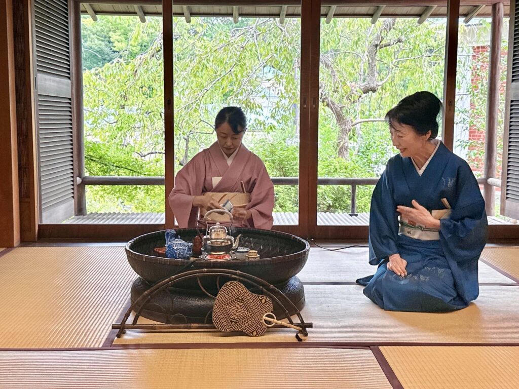 港町でゆかた茶会1