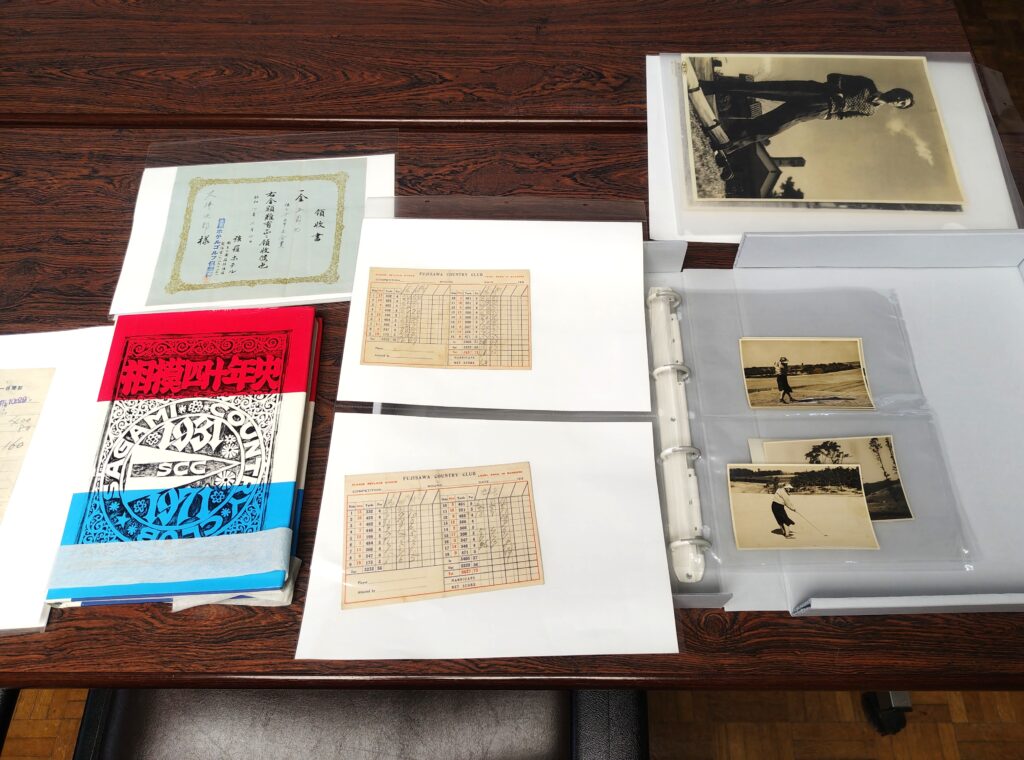ゴルフ関係の紙資料たち
