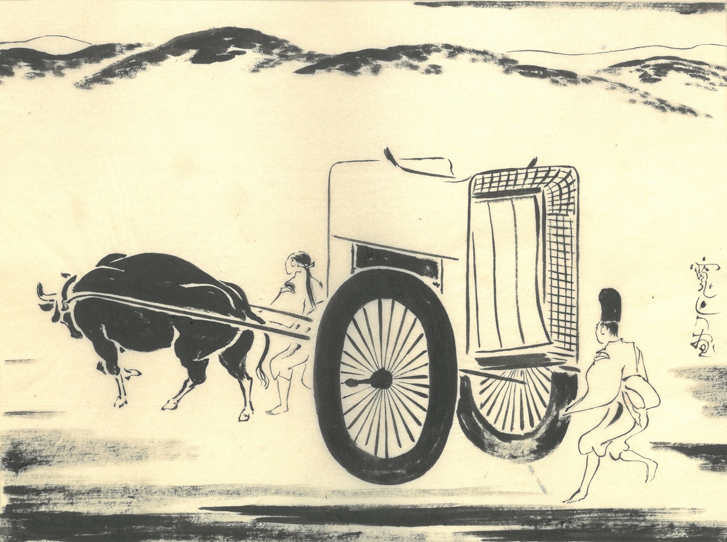 愛蔵品コーナー紹介：「大佛次郎『大楠公』の挿絵画家・荒井寛方と