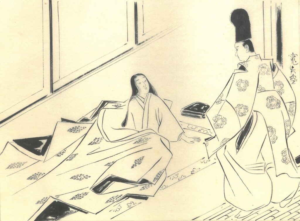 荒井寛方・画「大楠公」の挿絵原画／第33回