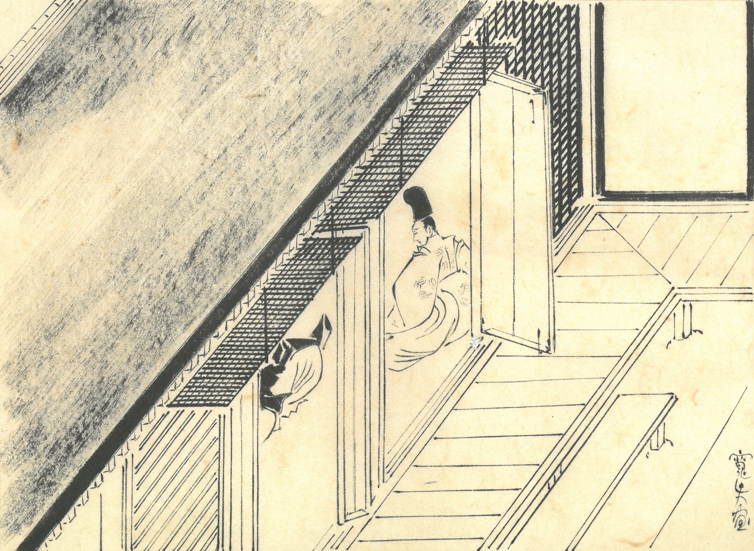 愛蔵品コーナー紹介：「大佛次郎『大楠公』の挿絵画家・荒井寛方と