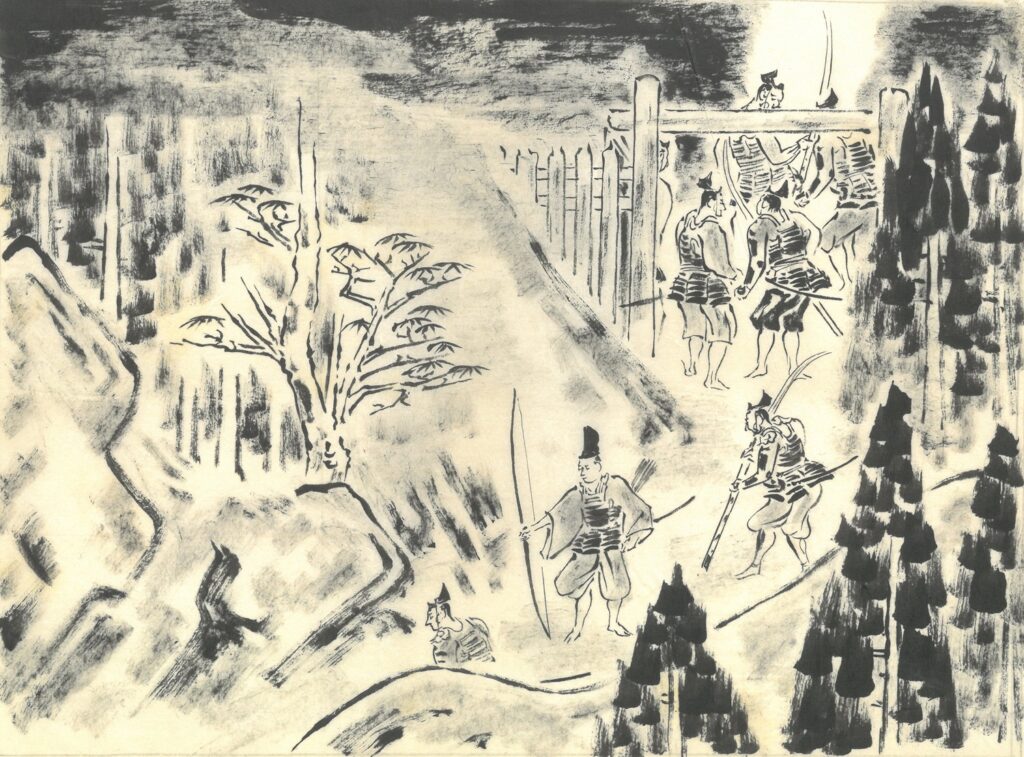 荒井寛方・画「大楠公」の挿絵原画／第48回